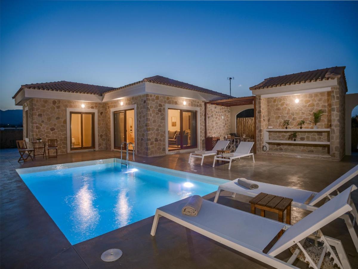 Villa Terra - Laganas Stone Villas Bagian luar foto